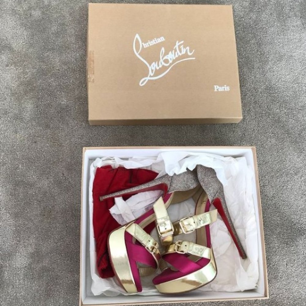 Christian Louboutin Ambertina 150 Specchio Size 38 - Picture 6 of 11